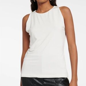 Elegant White Sleeveless Tank Top